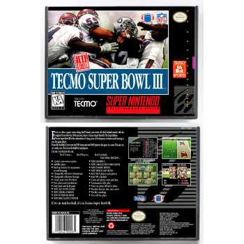 Tecmo Super Bowl III: The Final Edition